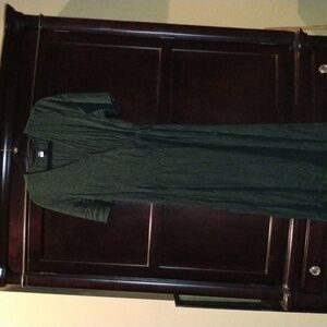 Old Navy Dark Green Wrap Dress